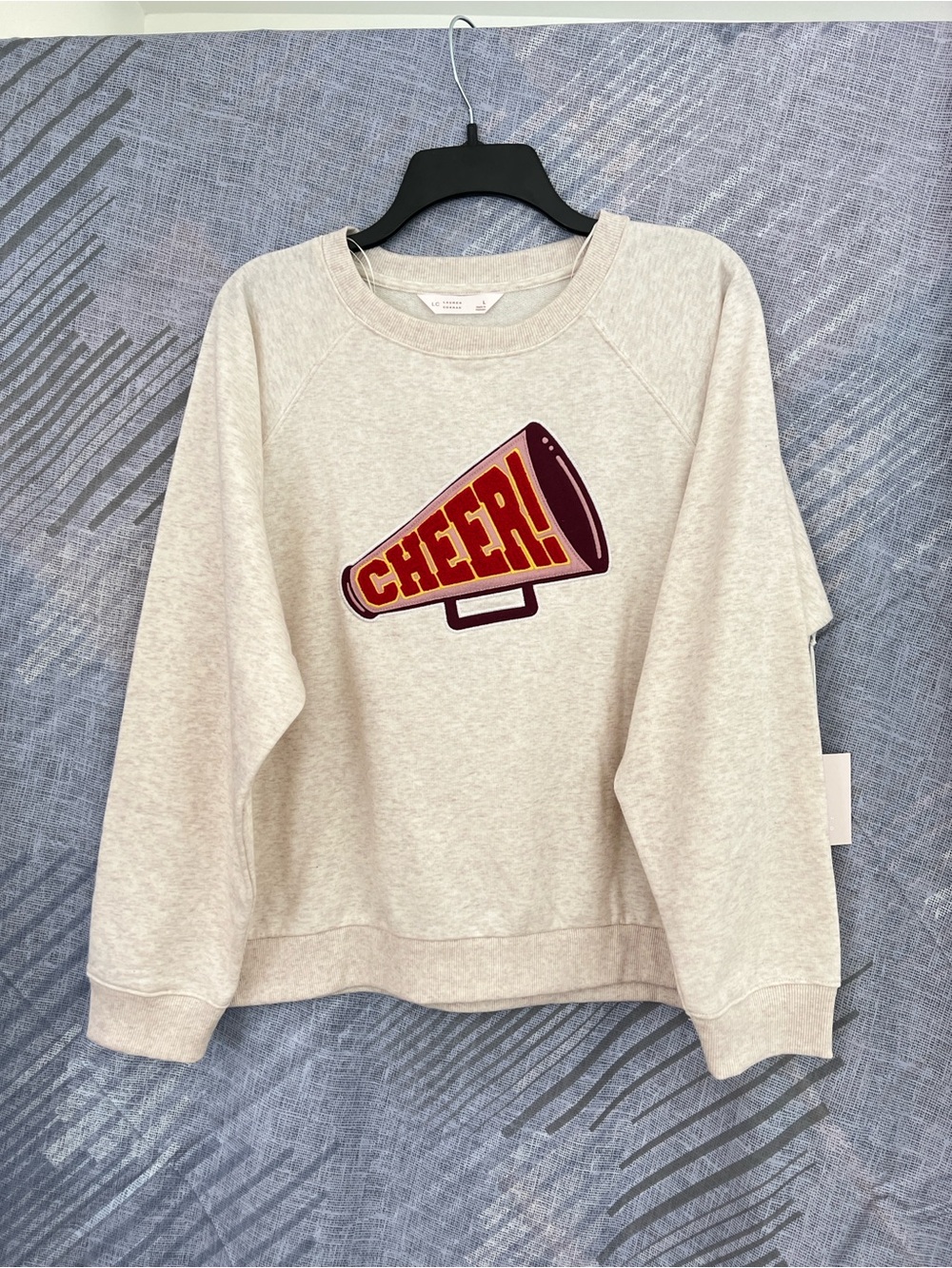 BNWT LC Lauren Conrad Oatmeal Heather Pullover